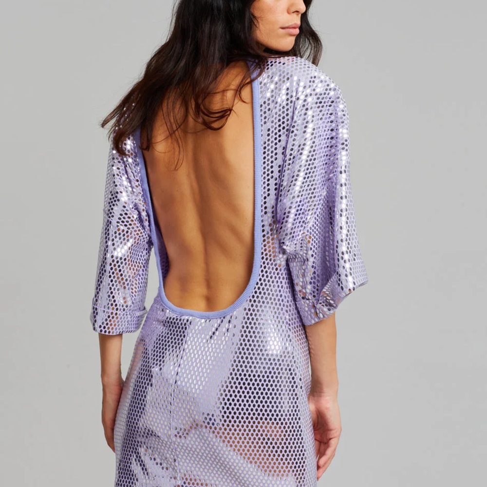 Frankie Shop Sequin Lavender Dress